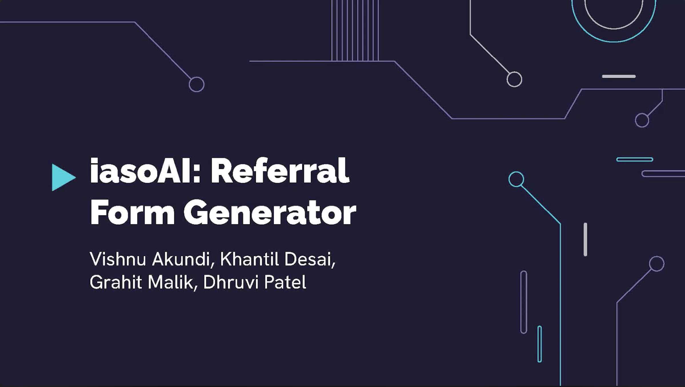 AI Referral Form Generator